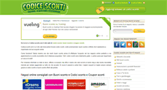 Desktop Screenshot of codice-sconti.com